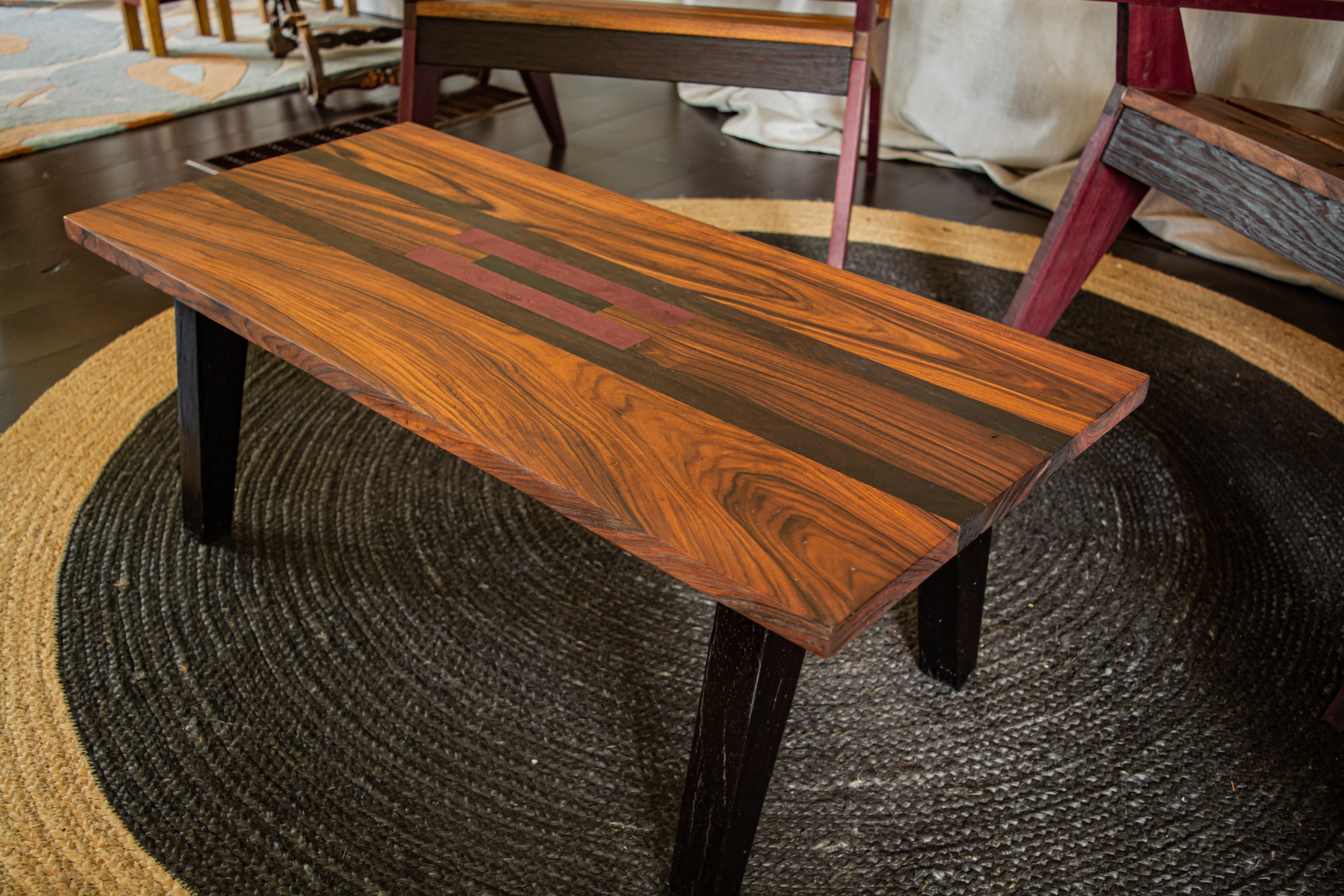 Rose and Wenge coffee table 1