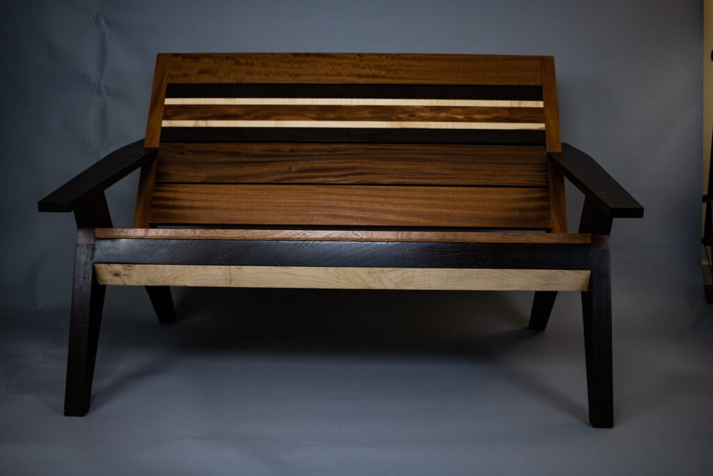 Sepele and Wenge bench