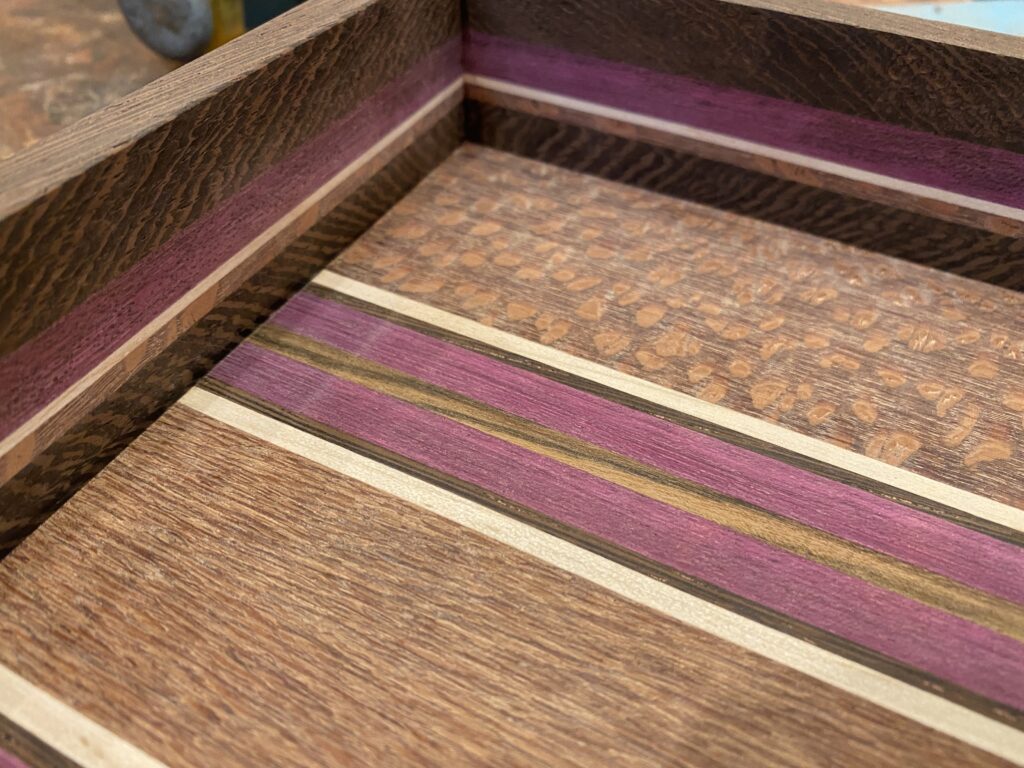 Lacewood and Purpleheart Tray 